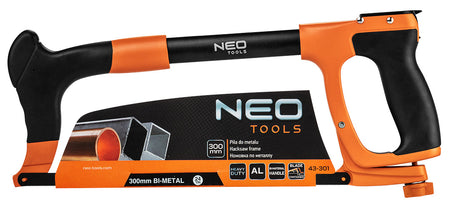 Kovová píla pre vysoké zaťaženie 300 mm s úložným priestorom na listy, hliníková dvojzložková rukoväť od NEO TOOLS nájdeš na naravis.sk