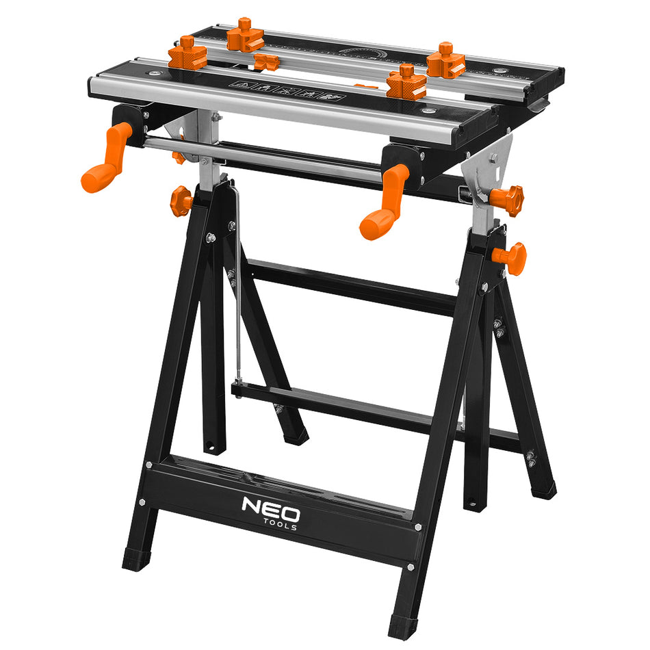 Nastaviteľný pracovný stôl, hliník 60 x 58 x 77-107 cm od NEO TOOLS nájdeš na naravis.sk