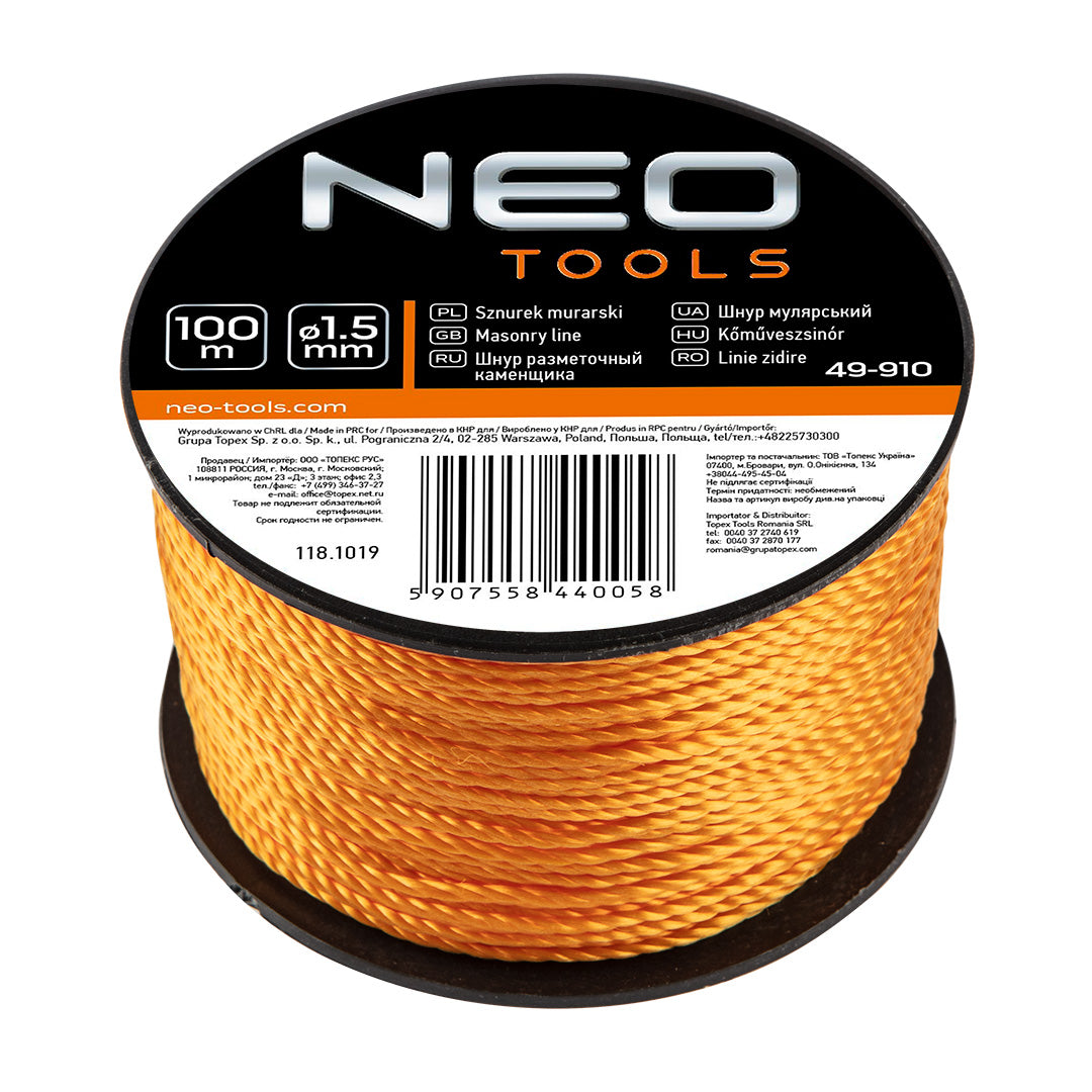 Šnúrka murárska, 100 m od NEO TOOLS nájdeš na naravis.sk