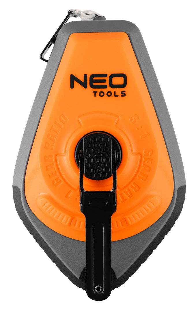 Vyznačovacia šnúra 3:1, plastové puzdro + červená krieda od NEO TOOLS nájdeš na naravis.sk