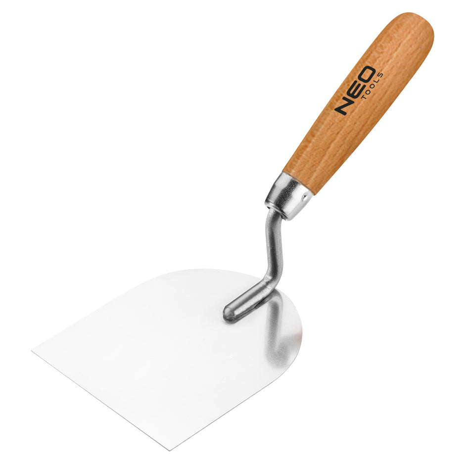 Štukatérska podkovičková lyžica, 100 mm, drevená rukoväť od NEO TOOLS nájdeš na naravis.sk