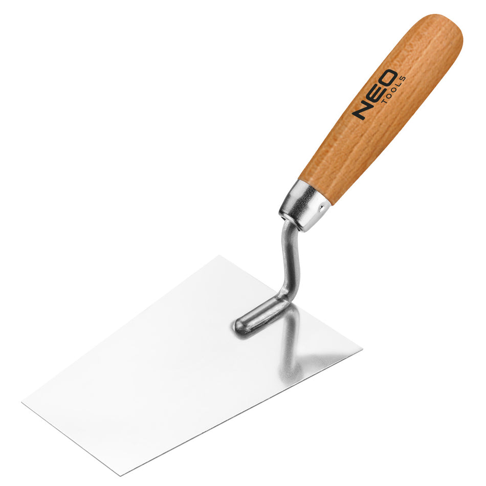 Štukatérska lyžica lichobežníková, 140 mm, drevená rukoväť od NEO TOOLS nájdeš na naravis.sk