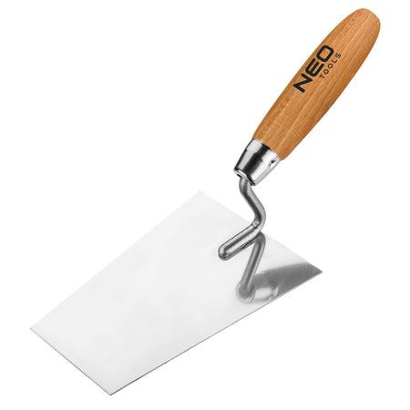 Štukatérska lyžica lichobežníková, 160 mm, drevená rukoväť od NEO TOOLS nájdeš na naravis.sk