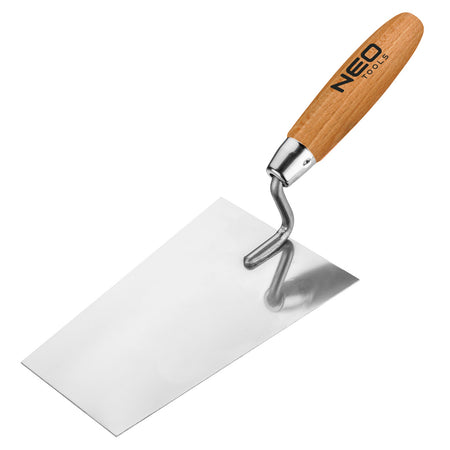 Štukatérska lyžica lichobežníková, 180 mm, drevená rukoväť od NEO TOOLS nájdeš na naravis.sk