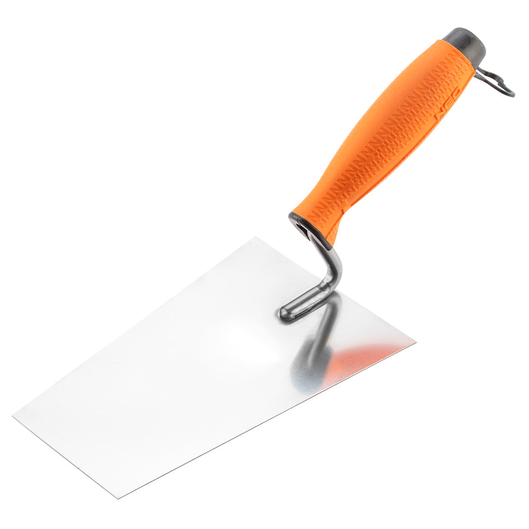 Štukatérska lyžica lichobežníková, 180 mm, dvojmateriálová rukoväť od NEO TOOLS nájdeš na naravis.sk