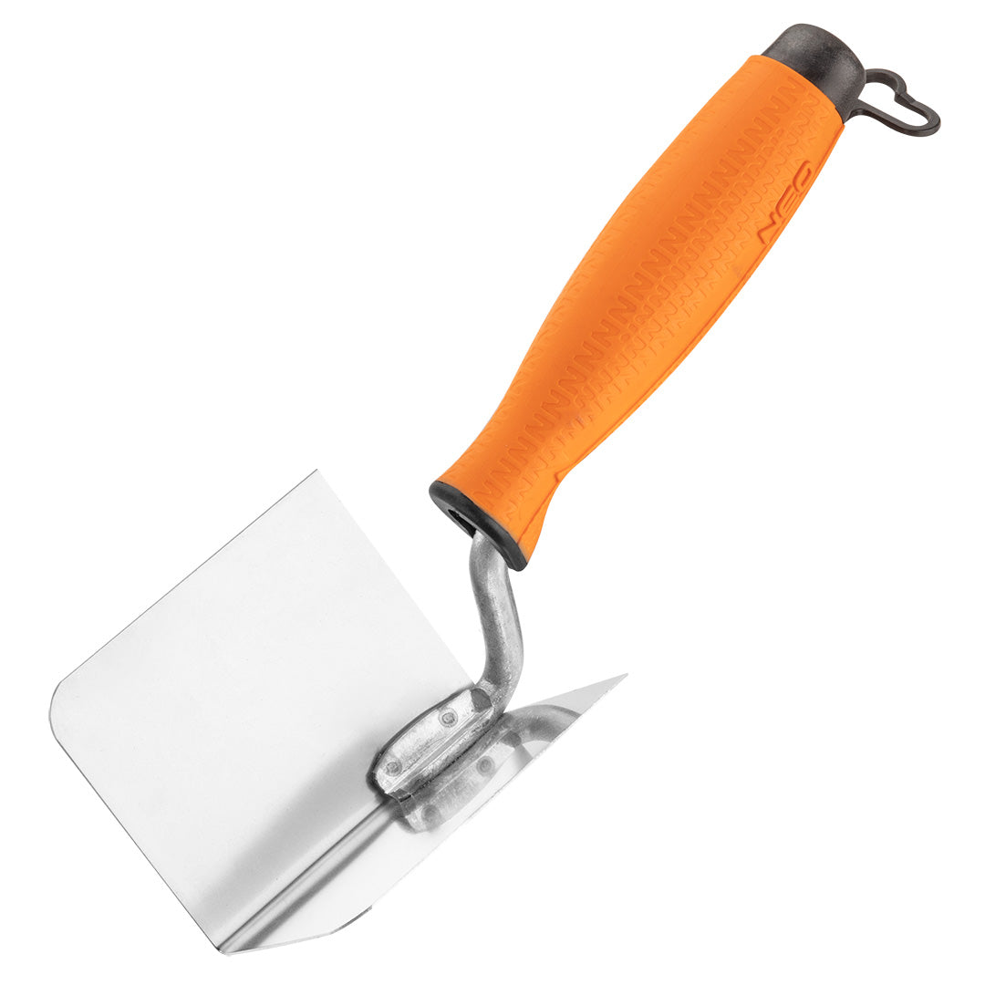Uhlová štukatérska lyžica, vnútorná, 80 mm, dvojmateriálová rukoväť od NEO TOOLS nájdeš na naravis.sk