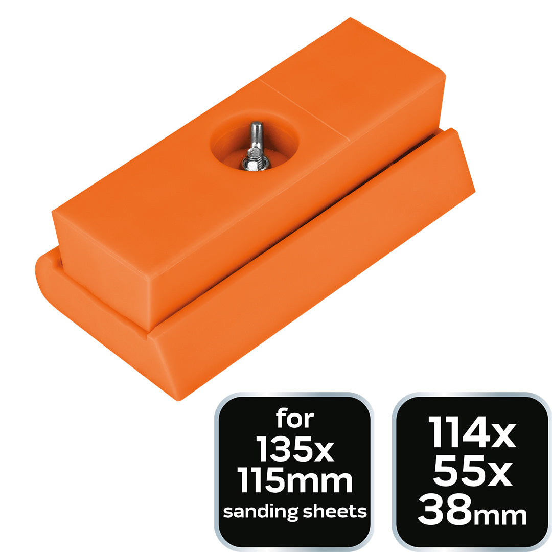 Držiak brúsneho papiera, 114x55x38 od NEO TOOLS nájdeš na naravis.sk