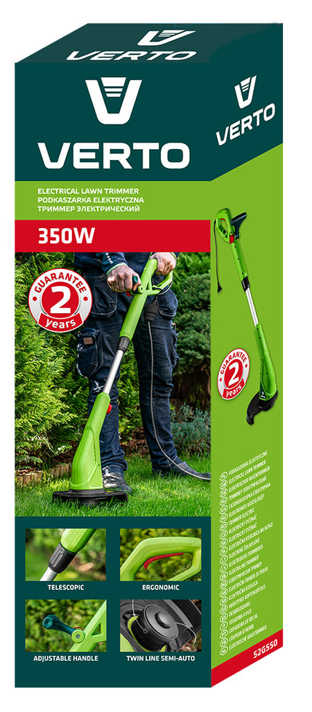Vyžínač, 350 W, šírka záberu 250 mm od VERTO nájdeš na naravis.sk