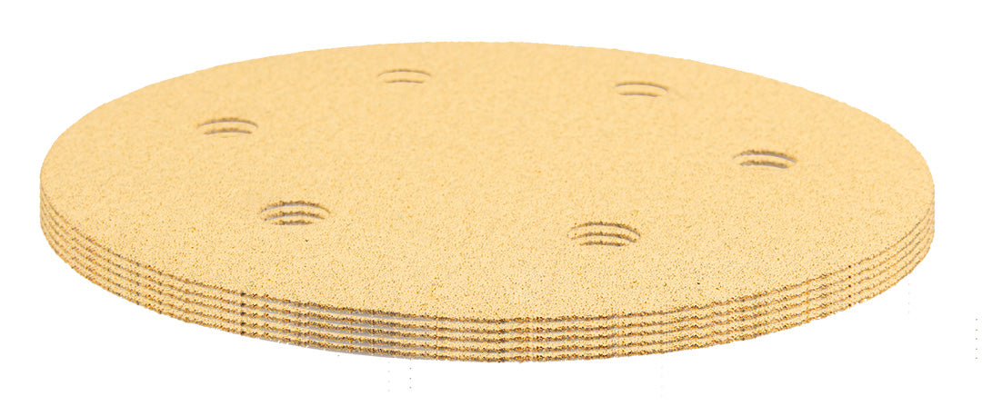 Brúsny papier so suchým zipsom 225 mm, K80, 5 ks, so 6 otvormi pre brúsku 59G264, 59G265 od NEO TOOLS nájdeš na naravis.sk