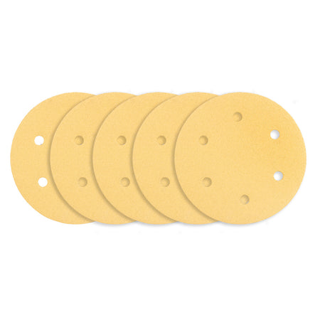 Brúsny papier so suchým zipsom 225 mm, K80, 5 ks, so 6 otvormi pre brúsku 59G264, 59G265 od NEO TOOLS nájdeš na naravis.sk