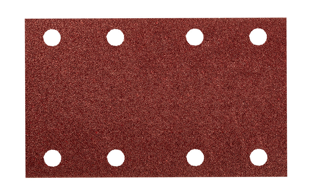 Brúsne listy so suchým zipsom, obdĺžnikové 80 x 130 mm, P80, 5 ks, s 8 otvormi pre 04-623 od NEO TOOLS nájdeš na naravis.sk