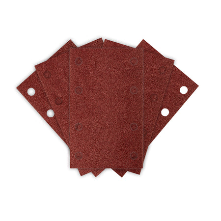 Brúsne listy so suchým zipsom, obdĺžnikové 80 x 130 mm, P80, 5 ks, s 8 otvormi pre 04-623 od NEO TOOLS nájdeš na naravis.sk