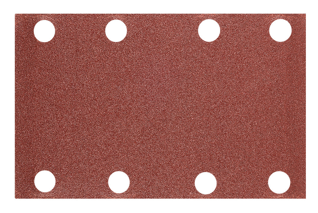 Brúsne listy so suchým zipsom, obdĺžnikové 80 x 130 mm, P120, 5 ks, s 8 otvormi pre 04-623 od NEO TOOLS nájdeš na naravis.sk