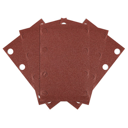 Brúsne listy so suchým zipsom, obdĺžnikové 80 x 130 mm, P120, 5 ks, s 8 otvormi pre 04-623 od NEO TOOLS nájdeš na naravis.sk