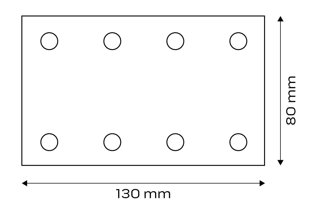 Brúsne listy so suchým zipsom, obdĺžnikové 80 x 130 mm, P120, 5 ks, s 8 otvormi pre 04-623 od NEO TOOLS nájdeš na naravis.sk