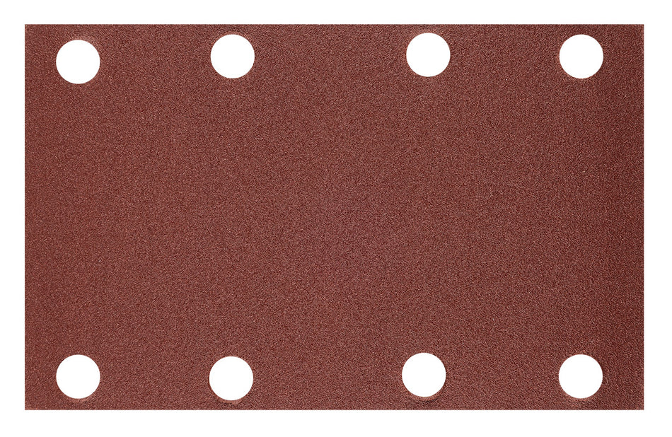 Brúsne listy so suchým zipsom, obdĺžnikové 80 x 130 mm, P240, 5 ks s 8 otvormi pre 04-623 od NEO TOOLS nájdeš na naravis.sk