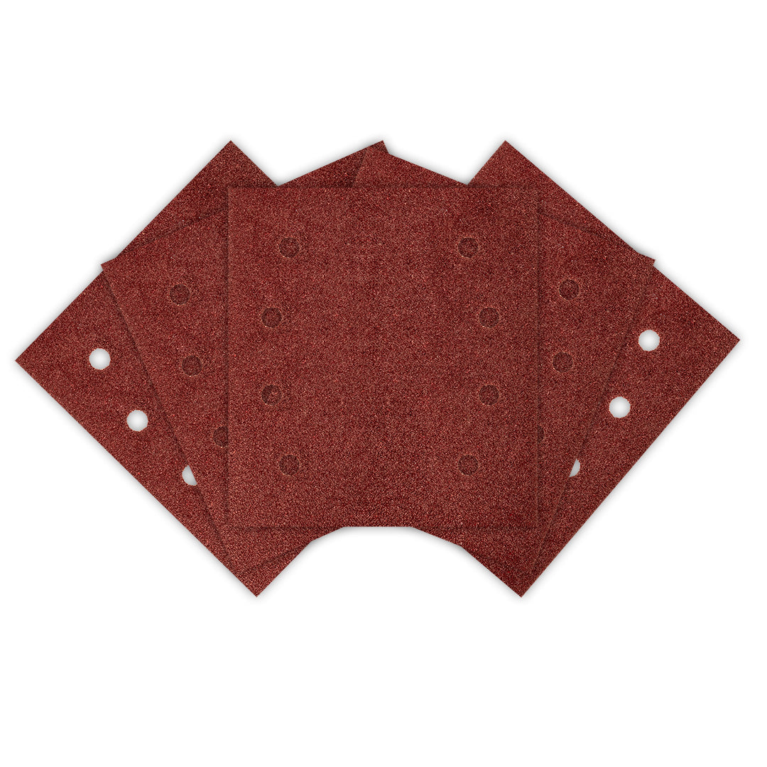 Brúsne listy so suchým zipsom, štvorcové 113 x 113 mm, P80, 5 ks, s 8 otvormi pre 04-623 od NEO TOOLS nájdeš na naravis.sk