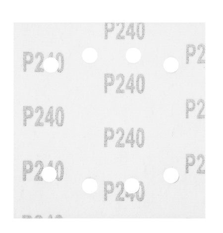 Brúsne listy so suchým zipsom, štvorcové 113 x 113 mm, P240, 5 ks, s 8 otvormi pre 04-623 od NEO TOOLS nájdeš na naravis.sk