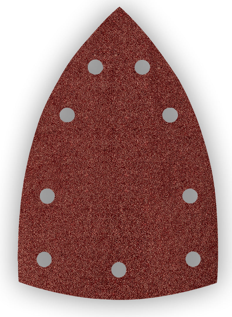 Brúsne listy so suchým zipsom, železo 100 x 147 mm, P80, 5 ks, s 9 otvormi pre 04-623 od NEO TOOLS nájdeš na naravis.sk
