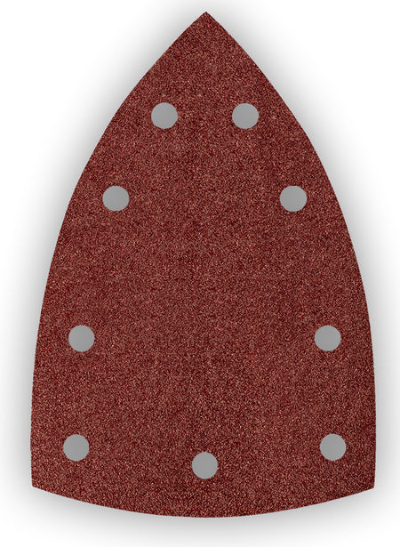 Brúsne listy so suchým zipsom, železo 100 x 147 mm, P80, 5 ks, s 9 otvormi pre 04-623 od NEO TOOLS nájdeš na naravis.sk