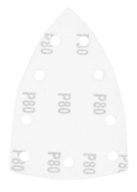 Brúsne listy so suchým zipsom, železo 100 x 147 mm, P80, 5 ks, s 9 otvormi pre 04-623 od NEO TOOLS nájdeš na naravis.sk