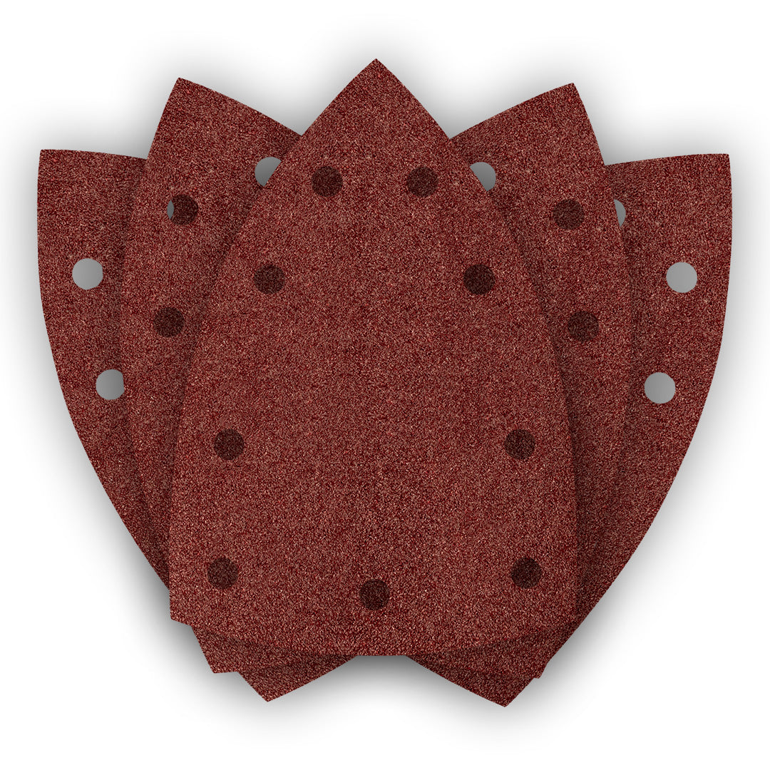 Brúsne listy so suchým zipsom, železo 100 x 147 mm, P80, 5 ks, s 9 otvormi pre 04-623 od NEO TOOLS nájdeš na naravis.sk