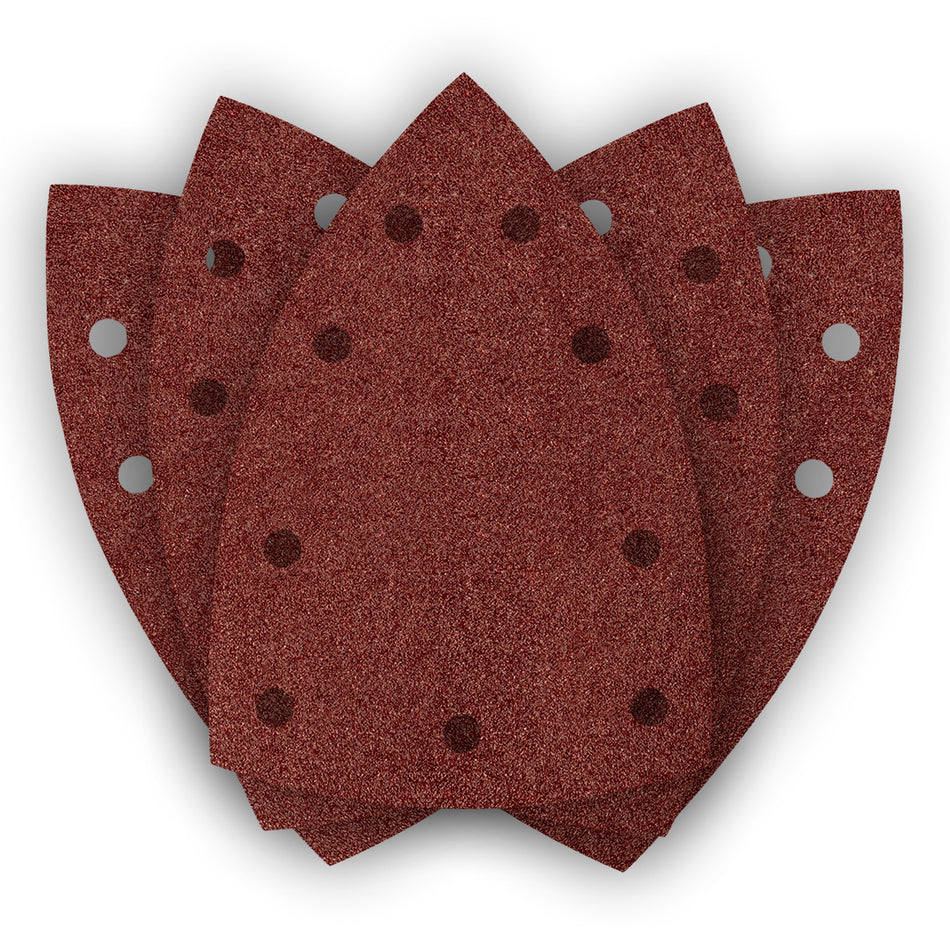 Brúsne listy so suchým zipsom, železo 100 x 147 mm, P80, 5 ks, s 9 otvormi pre 04-623 od NEO TOOLS nájdeš na naravis.sk