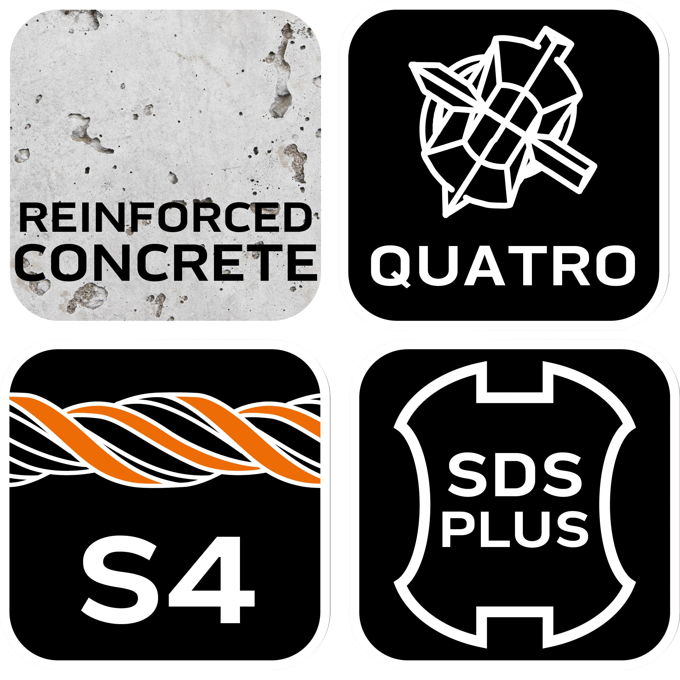 Vrták do železobetónu SDS Plus 8 x 260 mm, quatro od NEO TOOLS nájdeš na naravis.sk