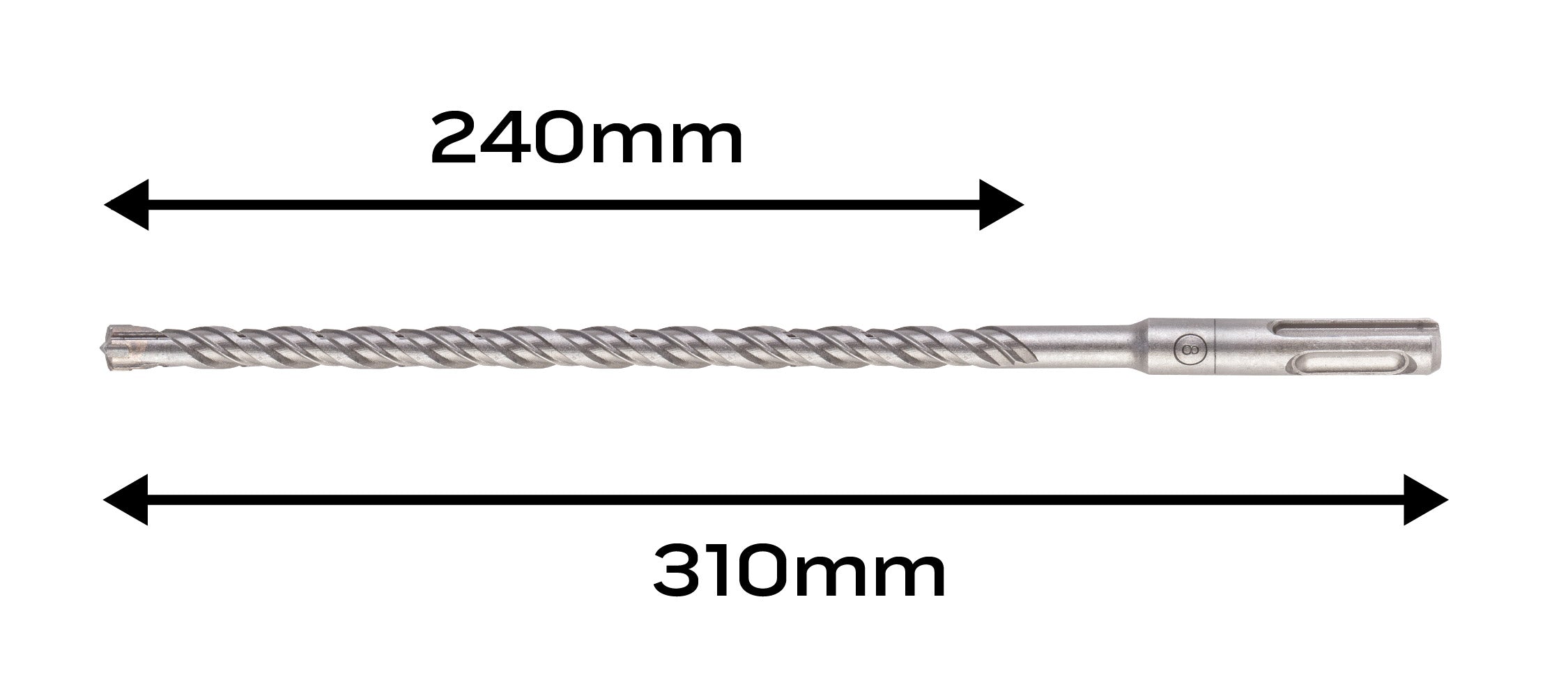Vrták do železobetónu SDS Plus 8 x 310 mm, quatro od NEO TOOLS nájdeš na naravis.sk