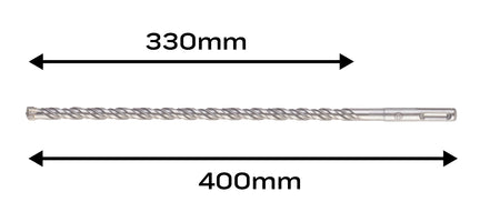 Vrták do železobetónu SDS Plus 10 x 400 mm, quatro od NEO TOOLS nájdeš na naravis.sk
