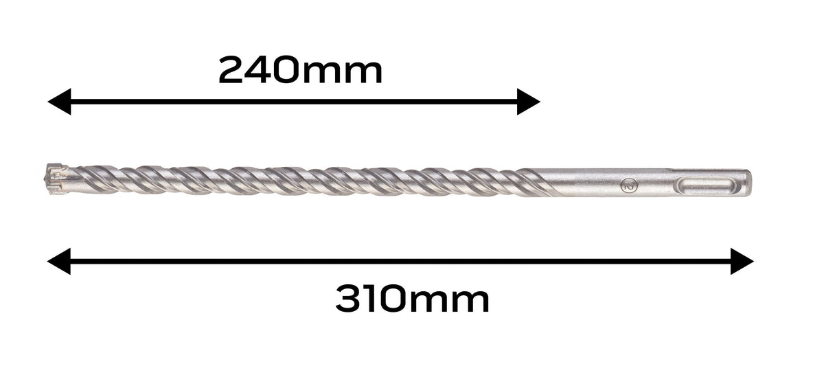 Vrták do železobetónu SDS Plus 12 x 310 mm, quatro od NEO TOOLS nájdeš na naravis.sk