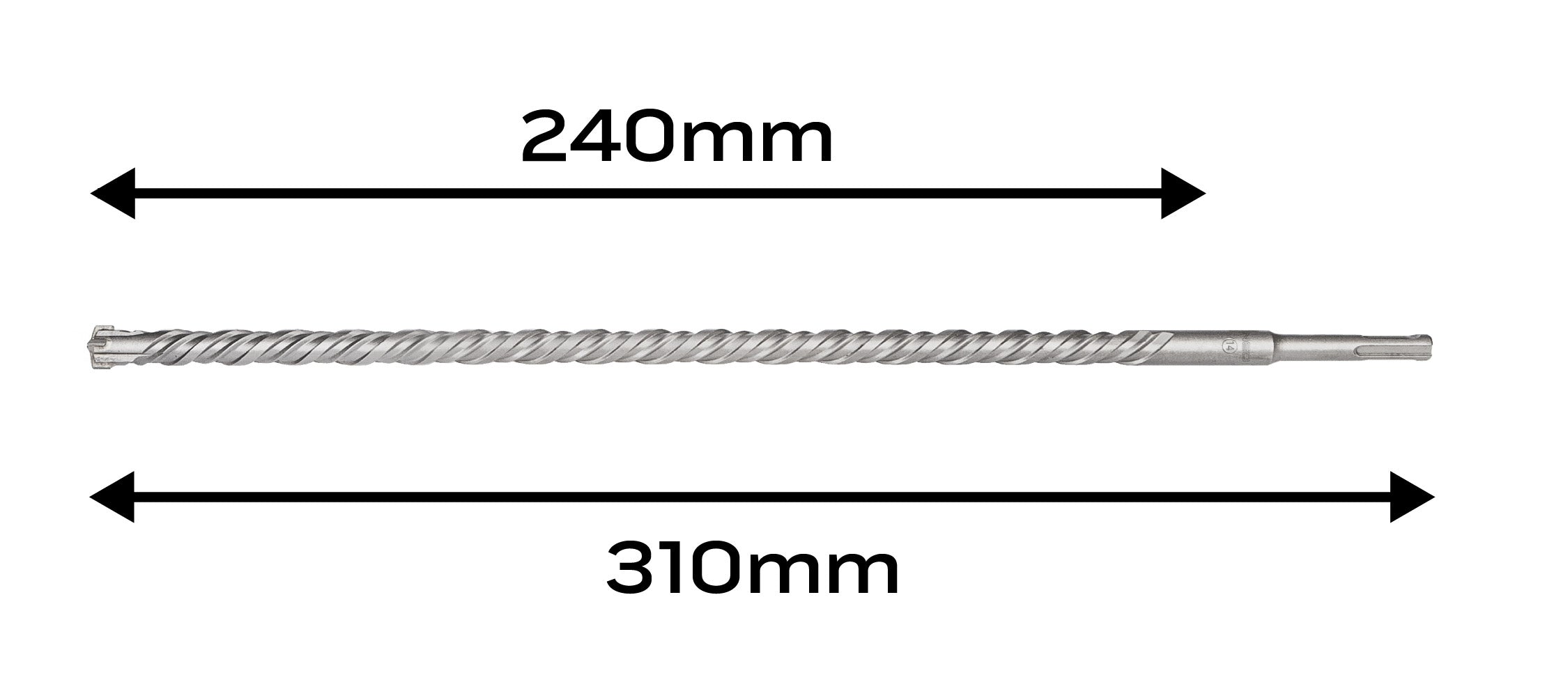 Vrták do železobetónu SDS Plus 14 x 310 mm, quatro od NEO TOOLS nájdeš na naravis.sk