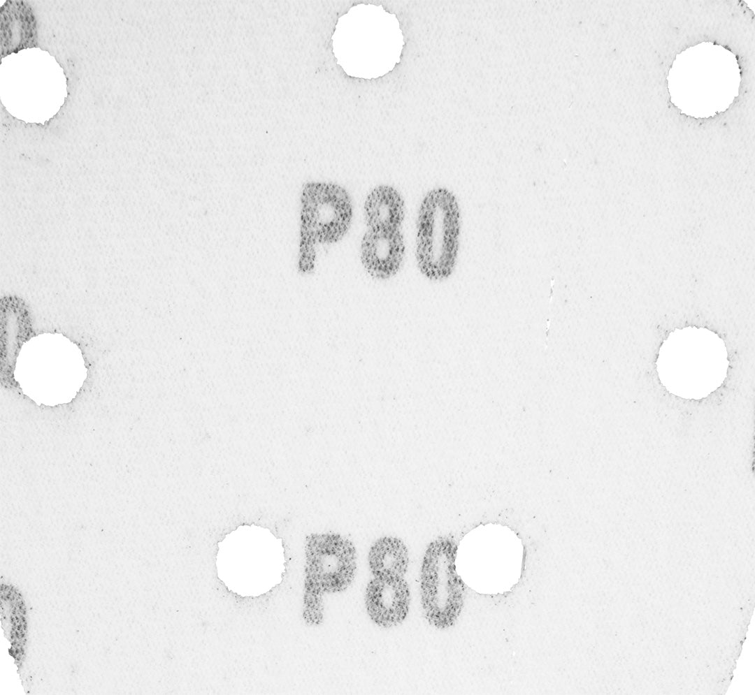 Brúsny papier so suchým zipsom delta 140 x 140 x 80 mm, K80, 5 ks, s otvormi od GRAPHITE nájdeš na naravis.sk