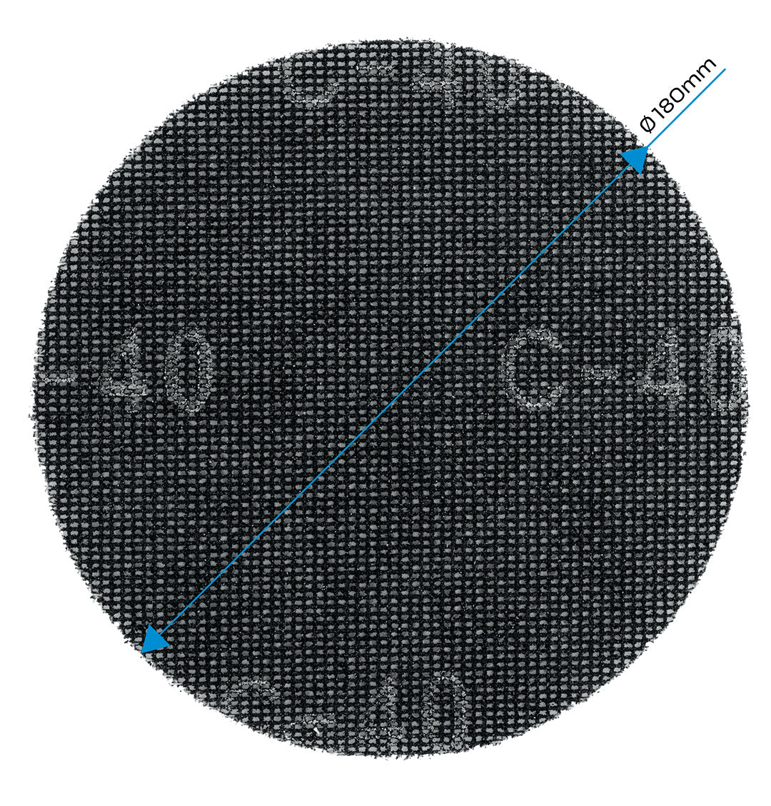Mriežka na brúsenie sadry so suchým zipsom 180 mm, K40, 5ks pre brúsku 59G263 od GRAPHITE nájdeš na naravis.sk