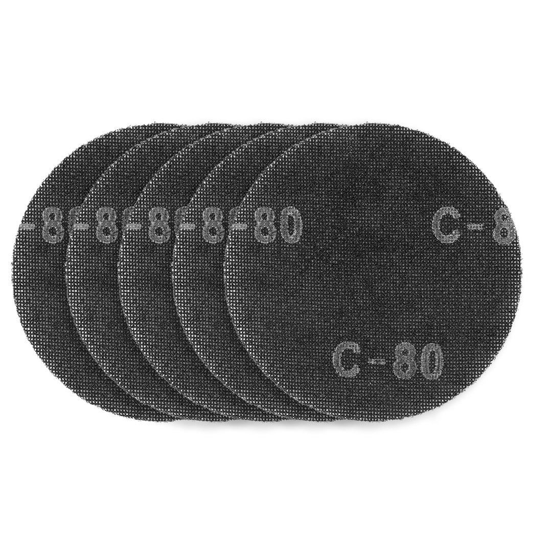 Mriežka na brúsenie sadry so suchým zipsom 180 mm, K80, 5ks pre brúsku 59G263 od GRAPHITE nájdeš na naravis.sk