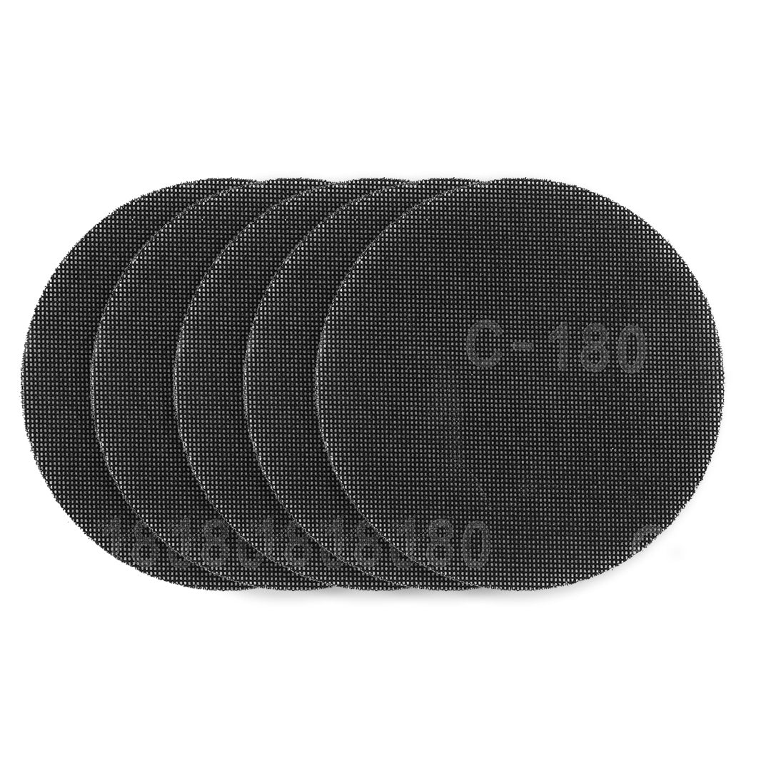 Mriežka na brúsenie sadry so suchým zipsom 180 mm, K180, 5ks pre brúsku 59G263 od GRAPHITE nájdeš na naravis.sk