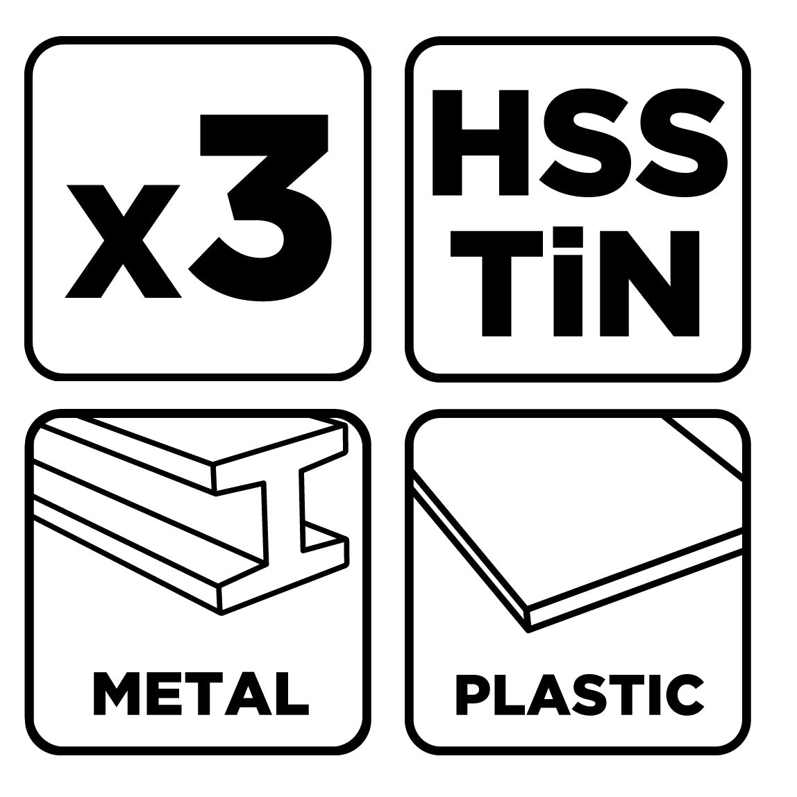 Krokové cvičenia: 4-12, 4-20, 4-32 mm, TiN, sada 3 ks. od GRAPHITE nájdeš na naravis.sk