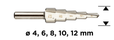 Krokový vrták 4-12 mm od GRAPHITE nájdeš na naravis.sk