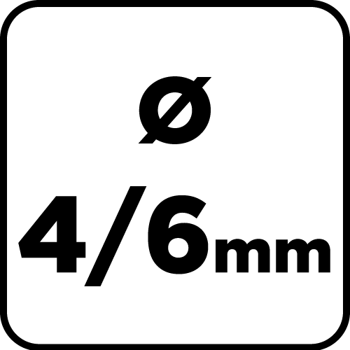 Zápustný vrták 4/6 mm od GRAPHITE nájdeš na naravis.sk