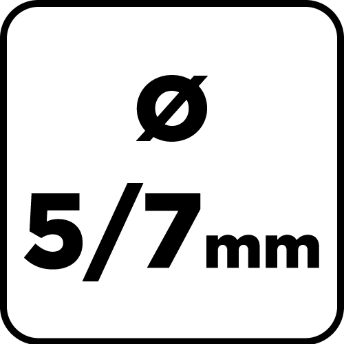 Potvrdzovací vrták 5/7 mm od GRAPHITE nájdeš na naravis.sk