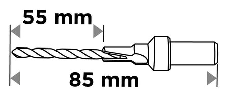 Potvrdzovací vrták 5/7 mm od GRAPHITE nájdeš na naravis.sk