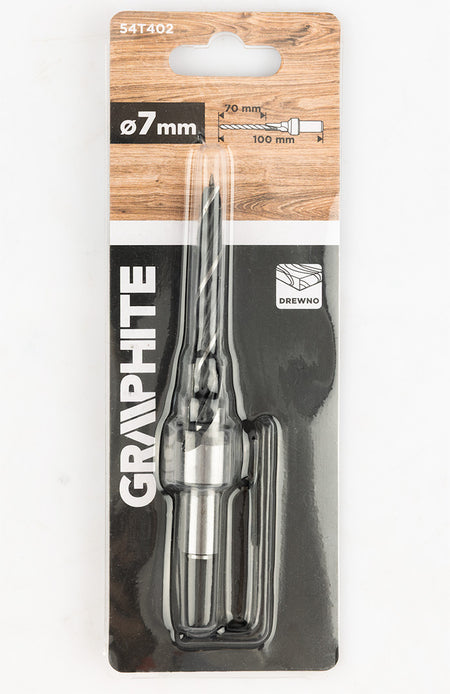 Potvrdzovací vrták 7/10 mm od GRAPHITE nájdeš na naravis.sk