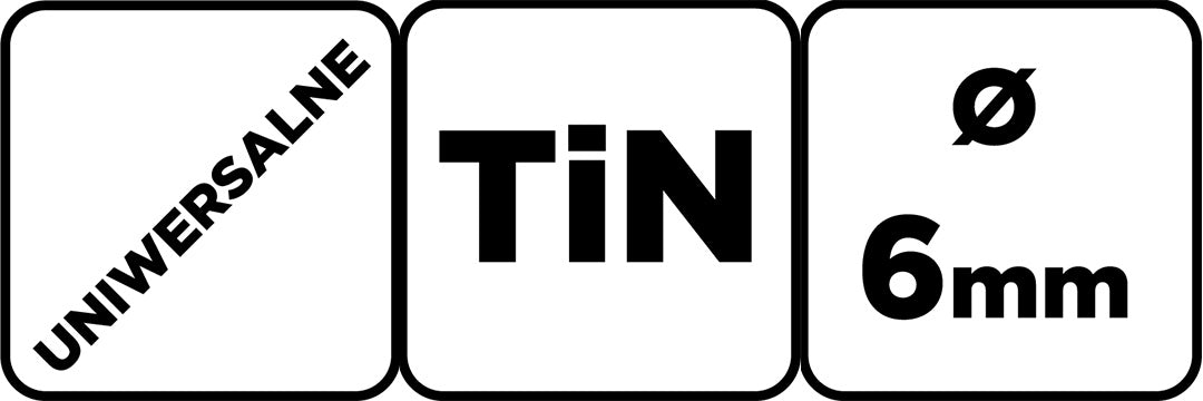 Univerzálny vrták TiN, 6 mm od GRAPHITE nájdeš na naravis.sk