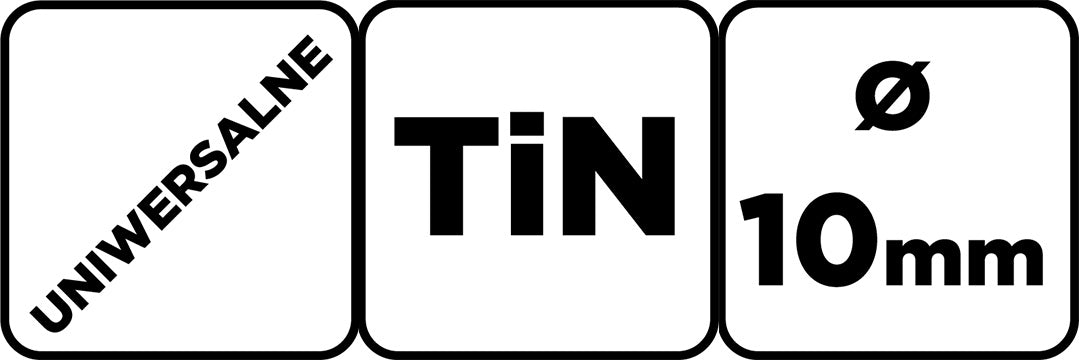 Univerzálny vrták TiN, 10 mm od GRAPHITE nájdeš na naravis.sk