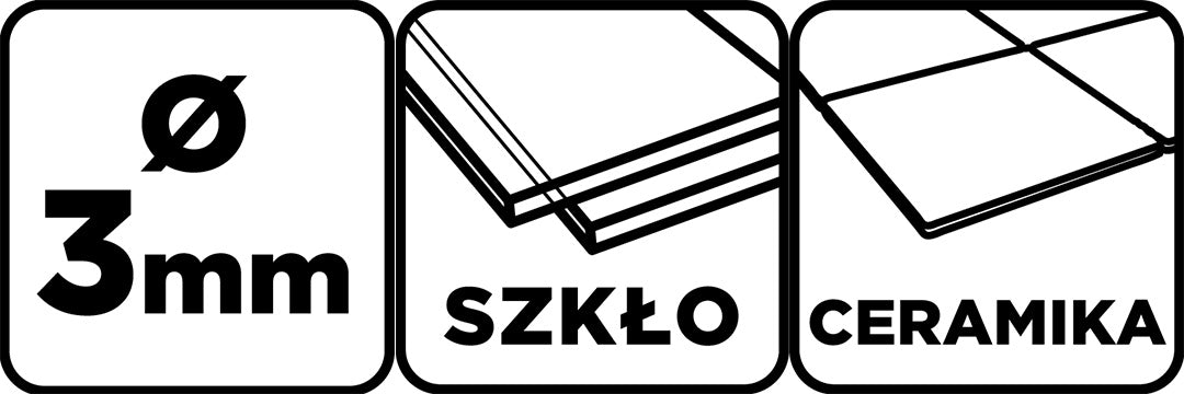 Vrták na sklo 3 mm od GRAPHITE nájdeš na naravis.sk