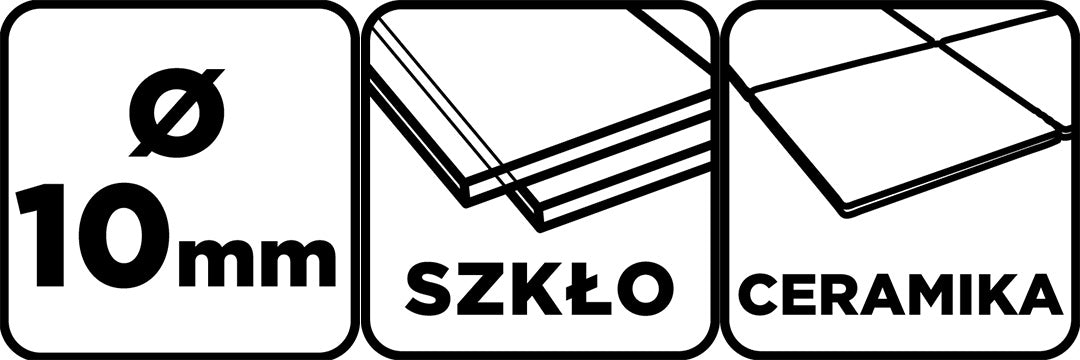 Vrták na sklo 10 mm od GRAPHITE nájdeš na naravis.sk