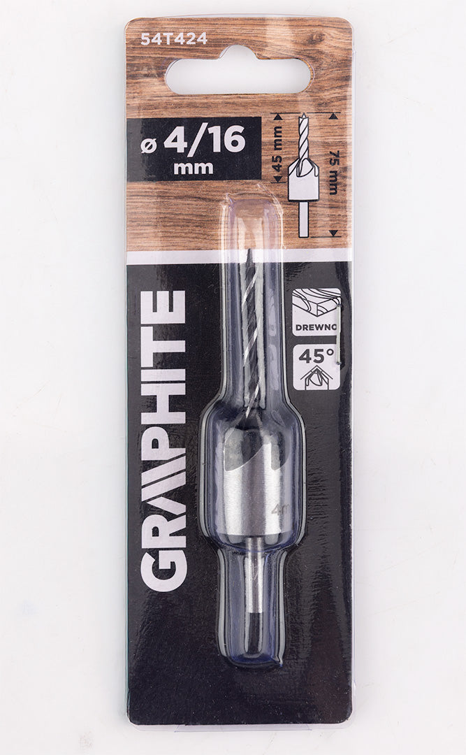 Vrták na skosenie dreva 4 mm/16 mm od GRAPHITE nájdeš na naravis.sk