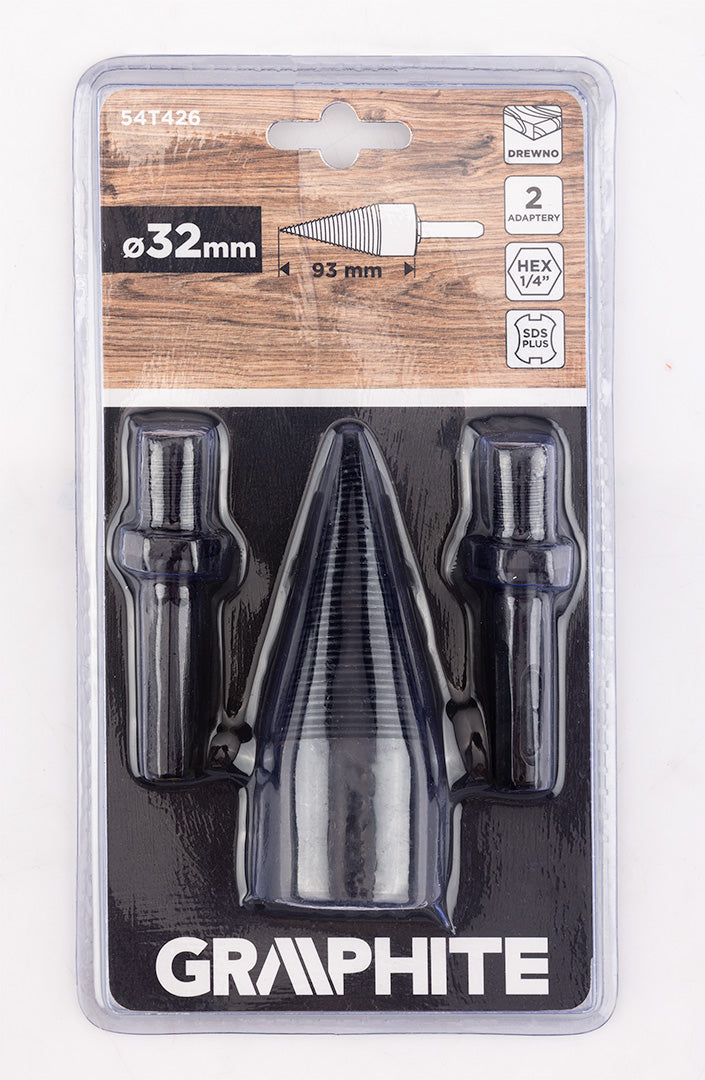 Vrták na štiepanie dreva SDS Plus, šesťhranný, 32 mm od GRAPHITE nájdeš na naravis.sk