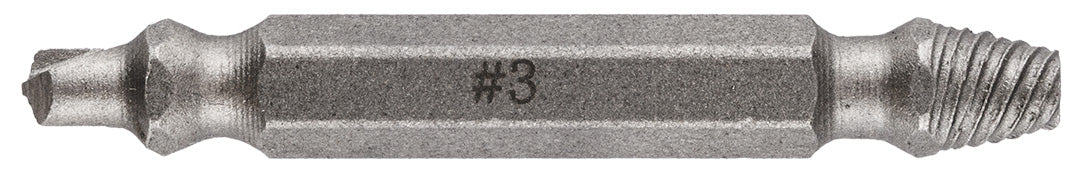 Obojstranné vyťahovače skrutiek na zlomené skrutky alebo poškodené zásuvky, sada 4 ks. od GRAPHITE nájdeš na naravis.sk