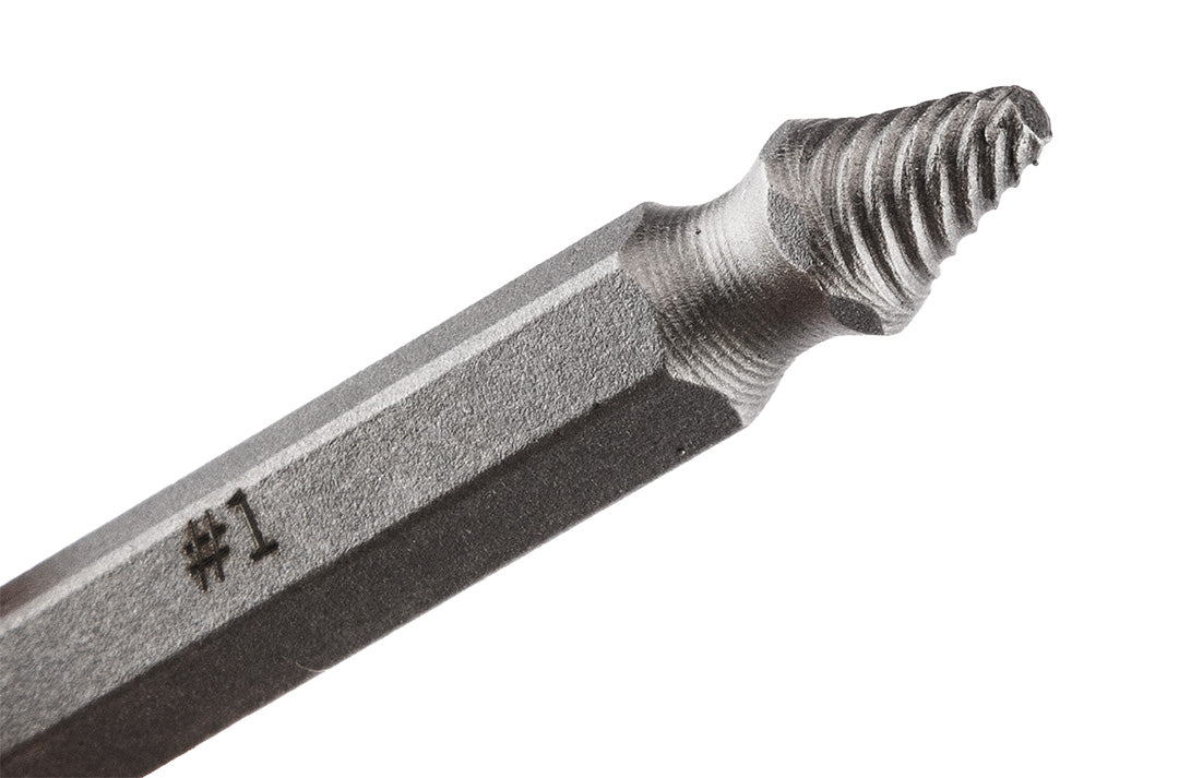 Obojstranné vyťahovače skrutiek na zlomené skrutky alebo poškodené zásuvky, sada 4 ks. od GRAPHITE nájdeš na naravis.sk